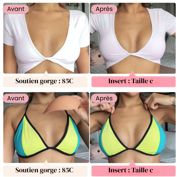 Inserts Collants Push-up Réutilisable